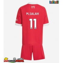 Camisa de Futebol Liverpool Mohamed Salah #11 Equipamento Principal Infantil 2025-26 Manga Curta (+ Calças curtas)